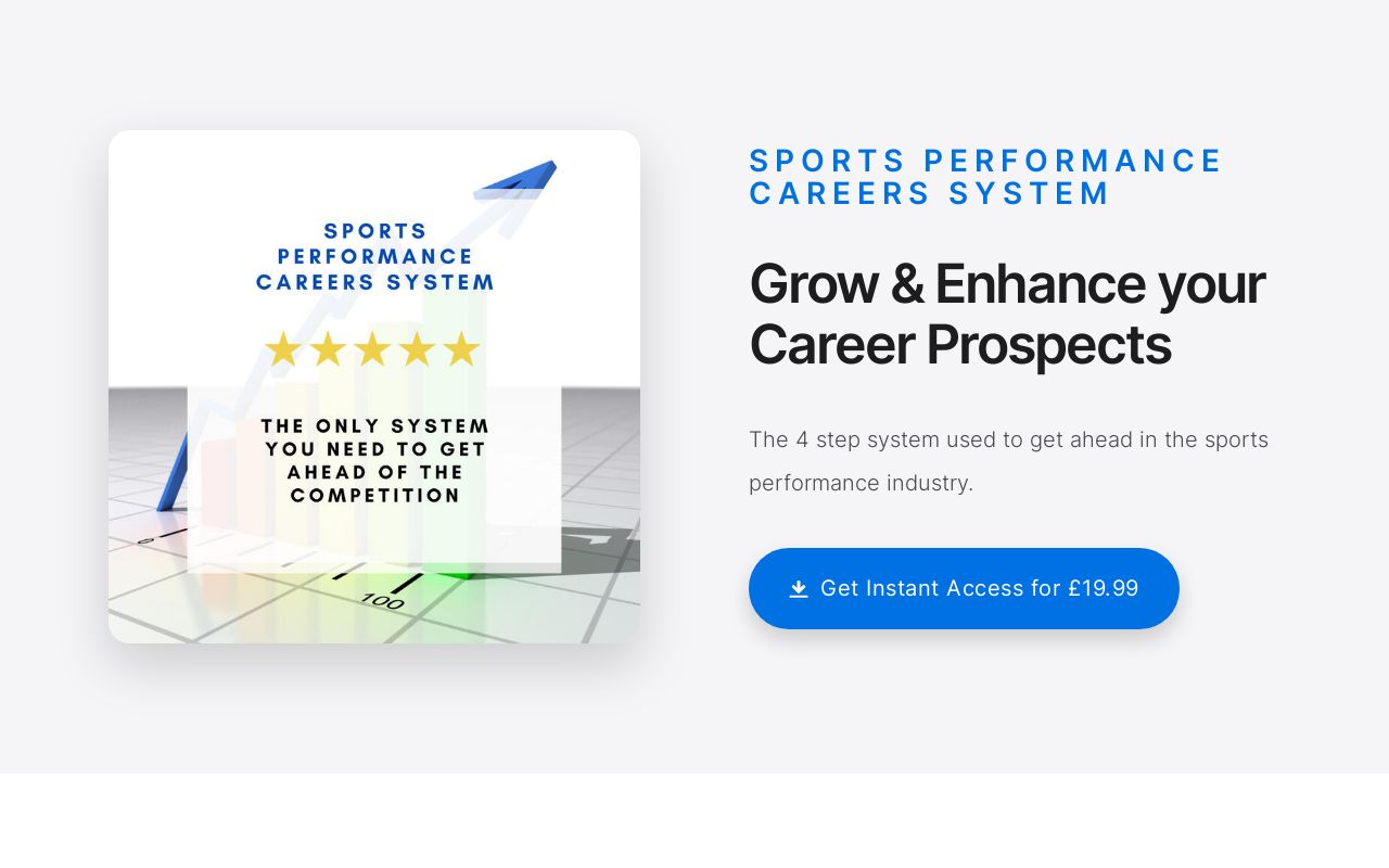 Sports Performance Career Enhancement System